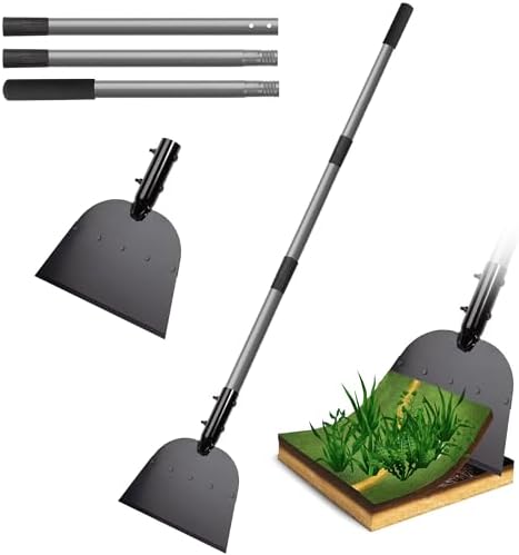 Walensee Floor Scraper, Long Handle Flat Shovel by Walensee