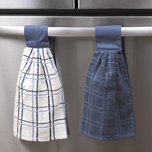 Ritz Premium 100% Cotton Solid and Multi Check Kitchen Tie Towel Absorbent - Image 5
