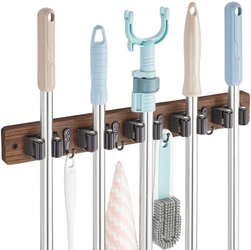 OUTNILI Mop and Broom Holder Wall Mount by OUTNILI