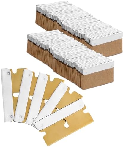 Bates- Single Edge Razor Blades, 200 Pack, Carbon Steel Razor Blades Single by BatesChoice