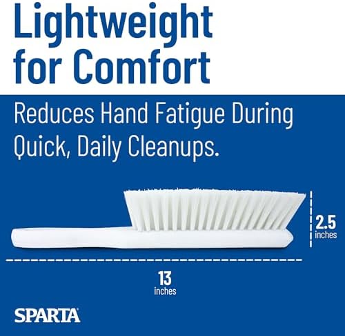 SPARTA Handheld Soft Counter Brush 8 Inch Bristle Span, Countertops, and - Image 3