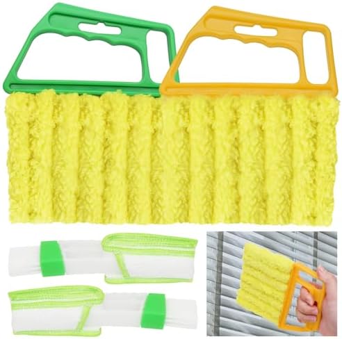 4 Pcs Blind Duster Kit, 7-Finger & Vent Tools by Kyuionty