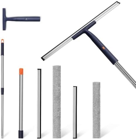 Window Squeegee Kit with Pole and Scrubber by TheCoktaseleg