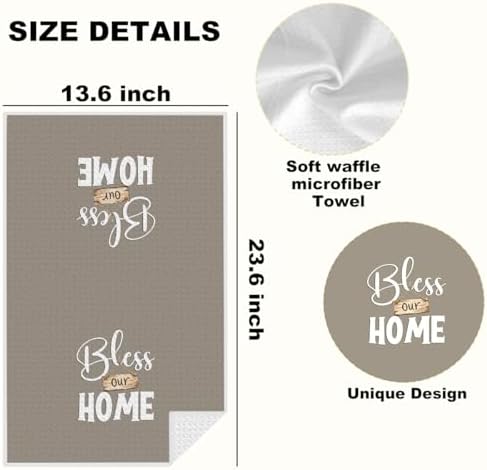 Lovdazzles 4 Pcs Pastoral Eucalyptus Kitchen Towels Tea Towel - Image 2