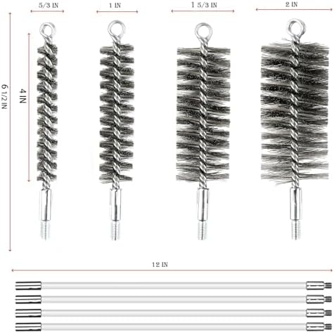 50 Inch Pipe Cleaning Brush Set - Image 2