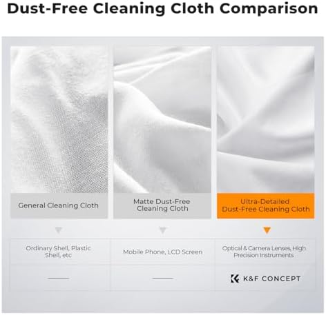 K&F CONCEPT Vacuum Packaging Microfiber Cleaning Cloths X20, - Image 6