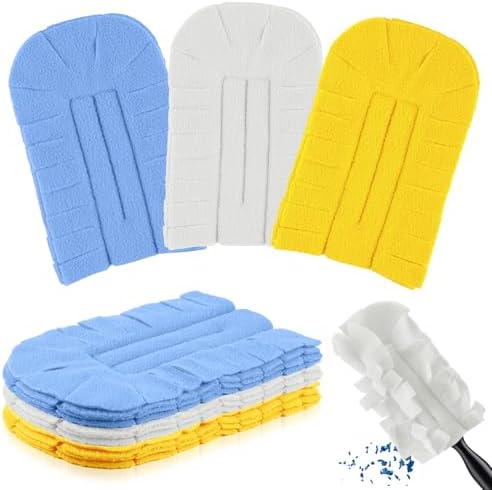 3 Pcs Reusable Duster Refills Washable Pads by Zubebe
