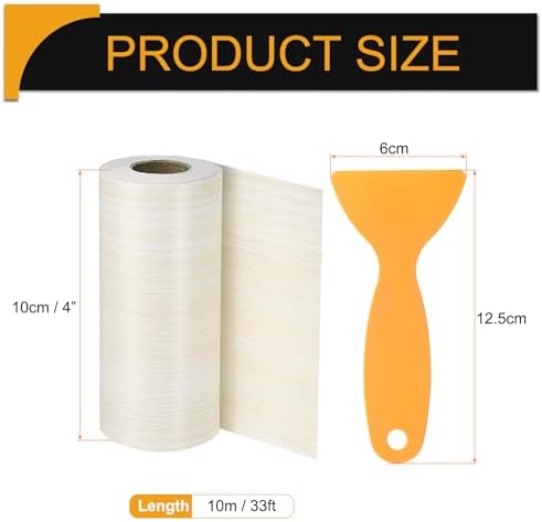 HARFINGTON Wood Grain Repair Tape 4" x 33ft Self Adhesive Repair Patch - Image 2