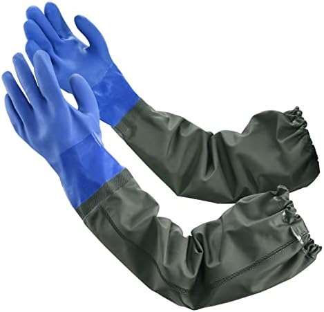 MUMUKE 2-Pair Set Long Waterproof Gloves, 28 Inch - Image 7