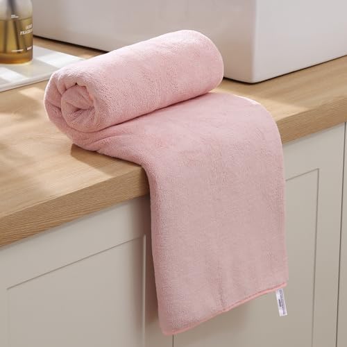 JOYMOOP Microfiber Bath Towels 4 Packs Extra Large 30" x 60" - Image 2