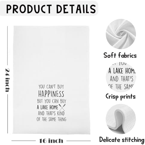 Lake House Decor Kitchen Towels, Gifts - Image 5