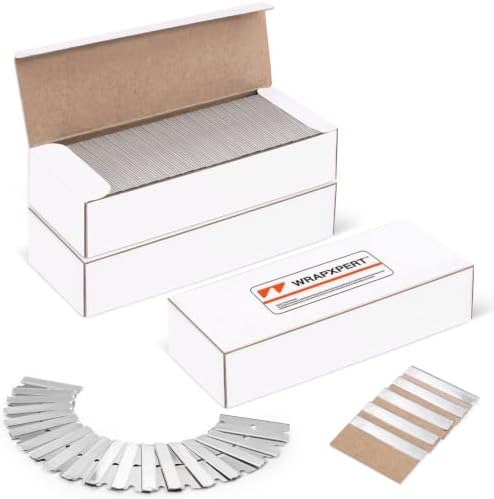 WRAPXPERT Single Edge Razor Blades, 300 Pack Razor Blades Single Edge, by WRAPXPERT