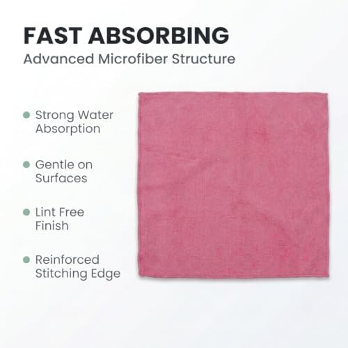 12 Pack Microfiber Cleaning Cloth - Image 3