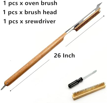 3 Pack 26 Inch Pizza Oven Brush - Image 2