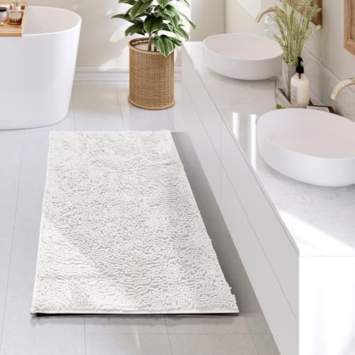 Hearth & Harbor Bathroom Rugs, Chenille Bath Mat - Image 2