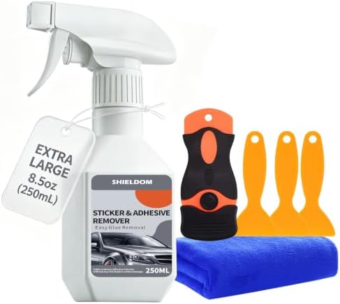 SHIELDOM Adhesive Remover, Quickly Dissolve & Soften Adhesives, Decals & Tape by SHIELDOM