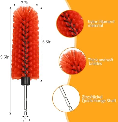 1 Pack Drill Brush for Car Wheel and Bottle - Image 5