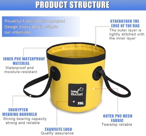 5 Gallon Collapsible Bucket - Image 4