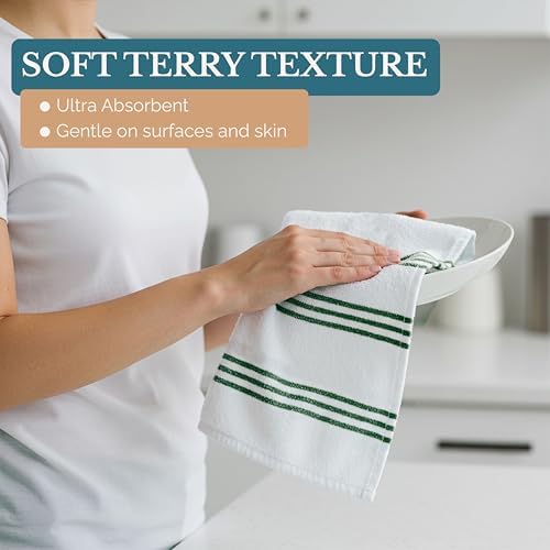 Casa Platino Kitchen Towel Set 8 Pc - Image 6