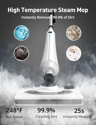 Steam Mops for Floor Cleaning, 1300W Floor Steamer - Image 4
