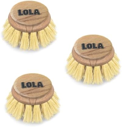 LOLA Replacement Large Head for The Original Tampico Vegetable & Dish Brush by LolaProducts