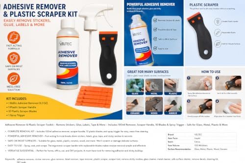 Adhesive Remover Kit 3.3 oz Spray - Image 6