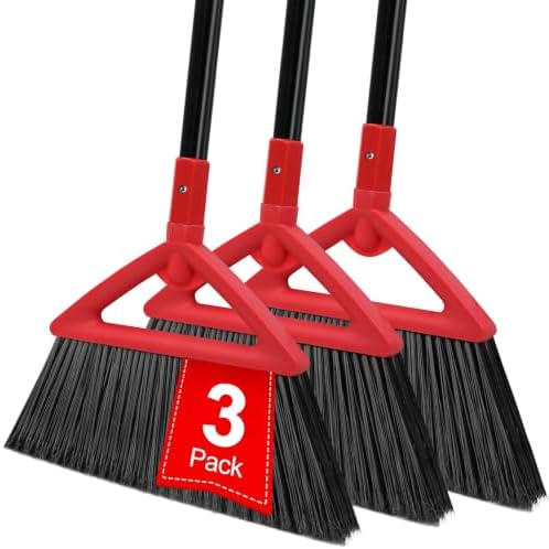 Heavy Duty Red Angle Broom by SZJYHQY
