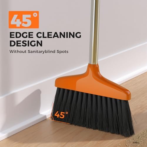 Handy Broom 2 Pack, Indoor/Outdoor Brooms, Duty Kitchen Broom, - Image 4