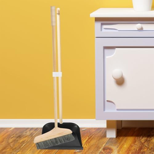 2 Pack Plastic Broom Clips for Dustpan and Broom Secure Connector - Image 5
