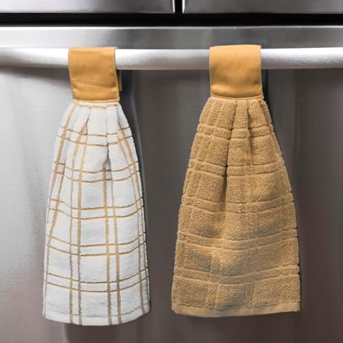 Ritz Premium 100% Cotton Solid and Multi Check Kitchen Tie Towel Absorbent - Image 5