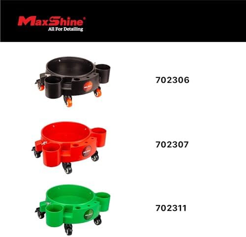 Maxshine Universal Rolling Bucket Dolly – Heavy-Duty, 5 Wheels - Image 3