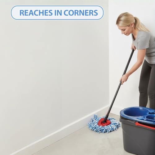 3 Heads + Base Spin Mop Replacement Head - Image 7