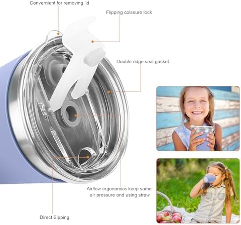 6 Pack Stainless Steel Kids Cups - Image 3
