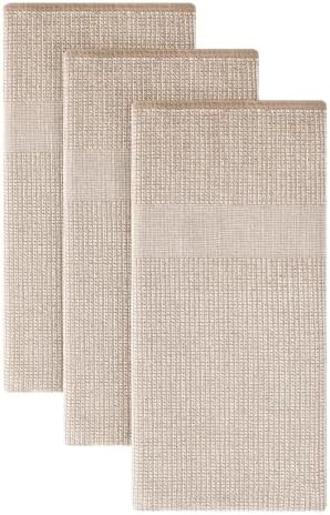 Homaxy 380 GSM Cotton Premium Kitchen Towels 3 Pack by Homaxy