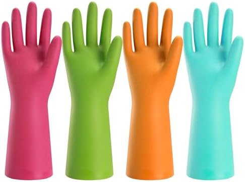 Bamllum Rubber Cleaning Gloves for Kitchen by Bamllum