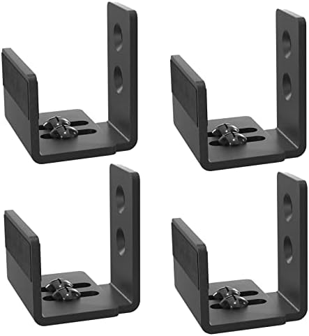 EaseLife Sliding Barn Door Bottom Floor Guide, U Shape, Flexible Adjustable Fit by EaseLife