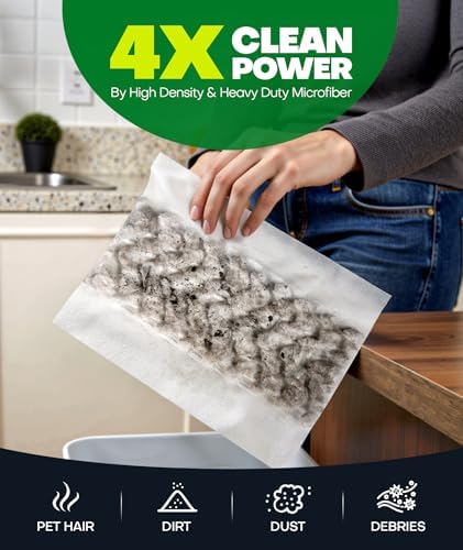 60 Count Heavy Duty Dry Sweeping Cloths Refills - Image 2