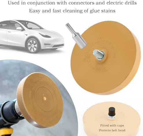 Car Eraser Wheel for Drill, Decal Remover Wheel Kit - Image 4