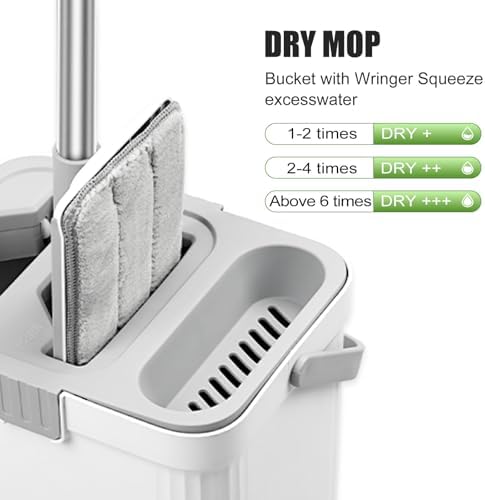 Mop Pads Mop Head Refill Washable Wet/Dry Mops Flat Compatible - Image 6