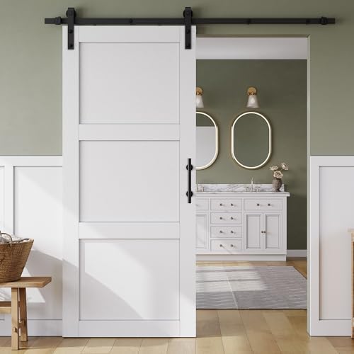 SMARTSTANDARD 36in x 84in Sliding Barn Door by SMARTSTANDARD