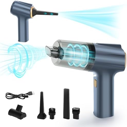 12000Pa Cordless Handheld Vacuum Cleaner, High Power Car Vacuum and Air Duster by Honlibey