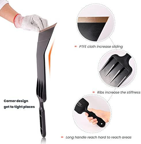 NEWISHTOOL Window Tint Tools Bulldozer Squeegee Kit, Long Handle Tint Tools - Image 3