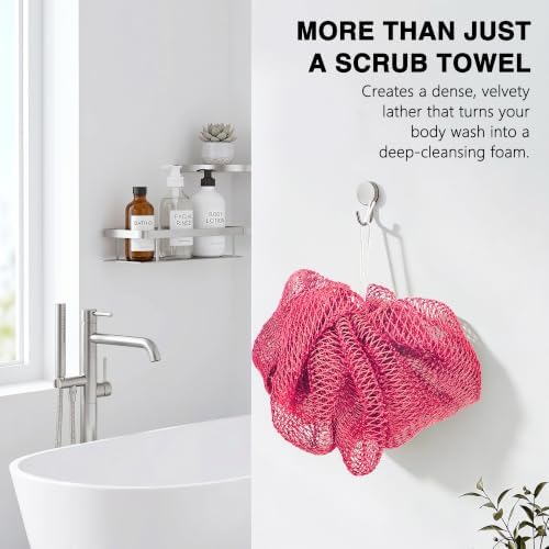 UJFQBH African Net Sponge Authentic 3 Pack, the Gentle Exfoliating Body - Image 2