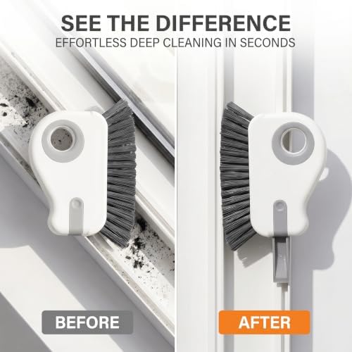 2 PCS Window Track Cleaner, 2 in 1 Groove Cleaning Brush - Image 6