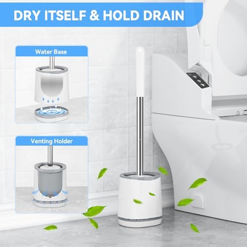 TRENTI Toilet Brush and Holder Set - Image 2
