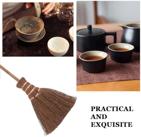 Luxshiny Tea Tray Brush Mini Straw Broom - Image 3