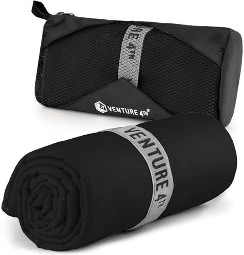 VENTURE 4TH Quick Dry Microfiber Towel by VENTURE4TH
