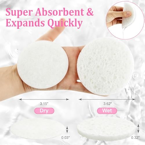 3.15in Large Compressed Facial Sponges - Image 4