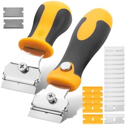 Bates- Razor Blade Scraper Set, 2 Pack, Standard & Adjustable Handle by BatesChoice