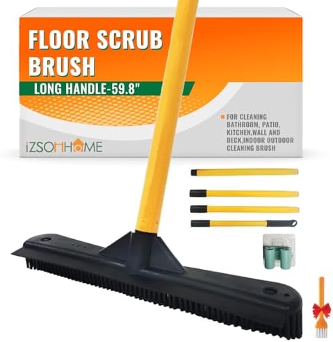 ZSOHHOME Silicone Push Broom, Pet Hair Squeegee by iZSOHHOME